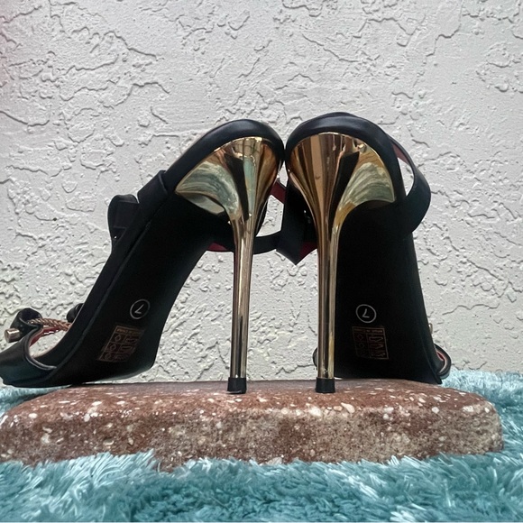 Pleaser RED insoles Haute couture heels size 7 TEENSTREETS - Picture 6 of 16